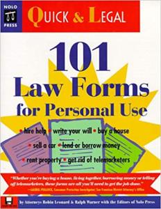 101 Law Forms for Personal Use Kolektif