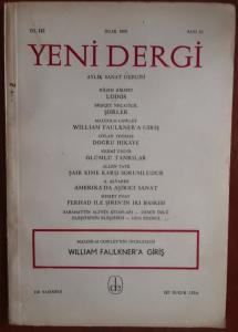 Yeni Dergi 16 Ocak 1966 / William Faulkner'a Giriş