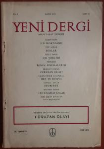 Yeni Dergi 92 Mayıs 1972 / Füruzan Olayı