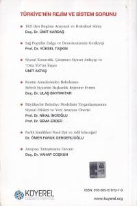 Türkiye'nin Rejim ve Sistem Sorunu Kolektif