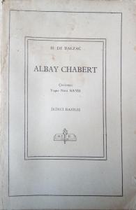 Albay Chabert Honore de Balzac