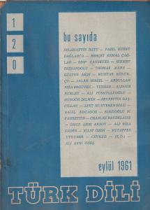 Türk Dili 120 Eylül 1961