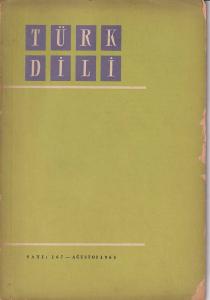 Türk Dili 167 Ağustos 1965