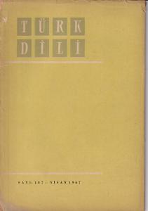 Türk Dili 187 Nisan 1967