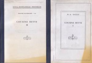Cousine Bette (2 Kitap Takım) Honore de Balzac