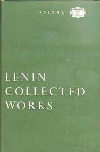 Lenin Collected Works Volume 27 1918