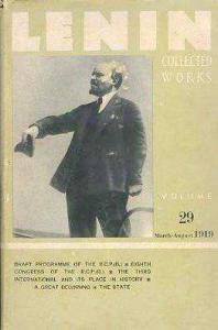 Lenin Collected Works Volume 29 1919 Vladimir İlyiç Lenin