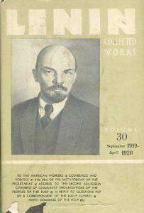 Lenin Collected Works Volume 30 1919-1920