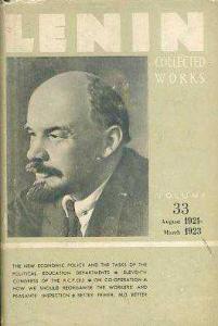 Lenin Collected Works Volume 33 1921-1922 Vladimir İlyiç Lenin