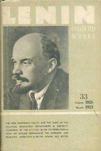 Lenin Collected Works Volume 33 1921-1922