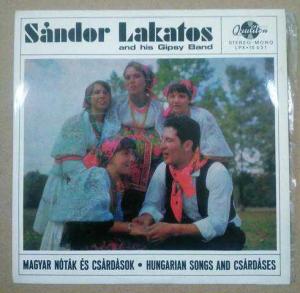 Hungarian Songs and Csardases - Sandor Lakatos and his Gipsy Band - LP