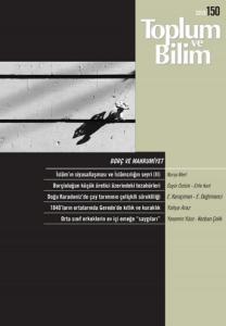Toplum ve Bilim 150 2019