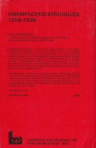 Unemployed Struggles 1919-1936 Wal Hannington